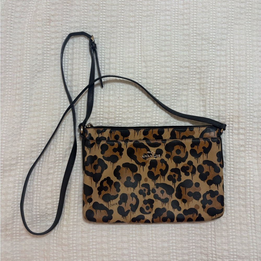Coach Leopard Print Crossbody